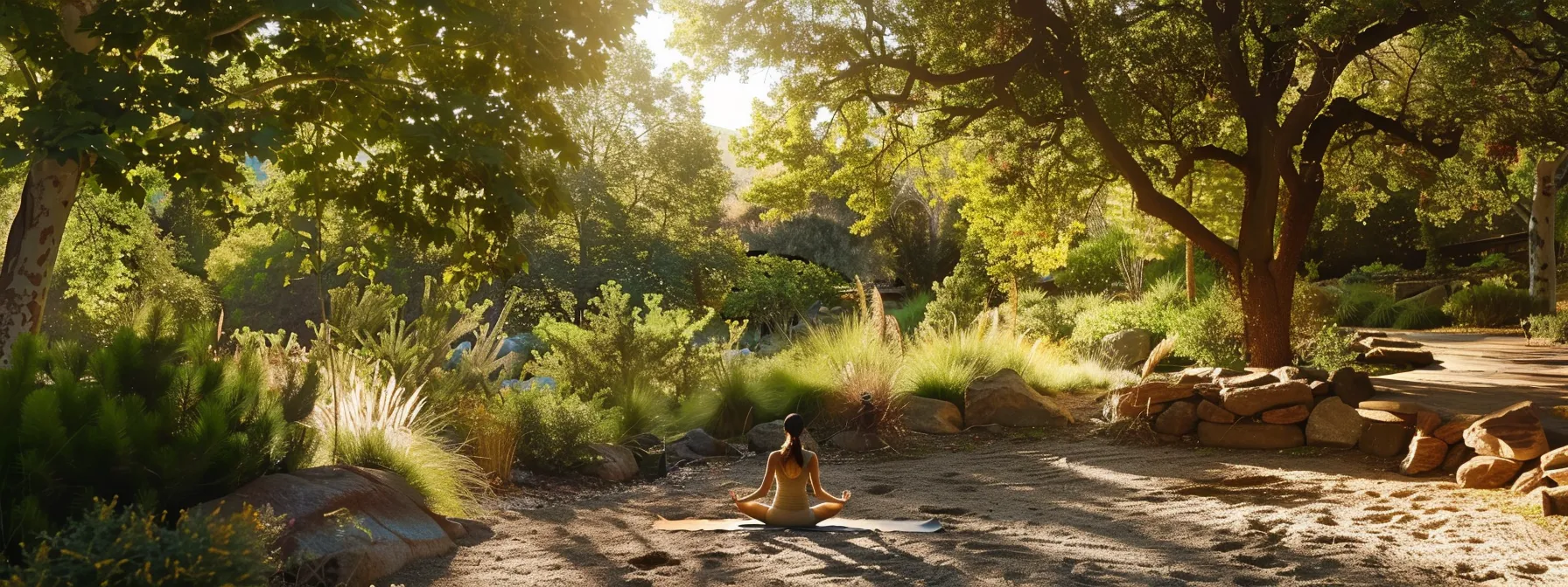 a person practicing yoga in a serene setting, surrounded by nature, embracing a holistic approach to stress management through exercise, nutrition, mindfulness, and chiropractic care. a person practicing yoga in a serene setting, surrounded by nature, embracing a holistic approach to stress management through exercise, nutrition, mindfulness, and chiropractic care.