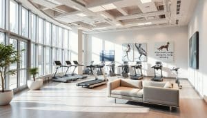 modern physiotherapy facility