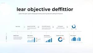 A well-lit, high-resolution diagram depicting the clear objective definition process, showcasing a minimalist, modern aesthetic. The foreground features a simple, step-by-step flowchart with distinct phases, such as "Identify Goals", "Analyze Current State", "Define SMART Objectives", and "Develop Action Plan". The middle ground showcases various data visualization elements, such as bar graphs and pie charts, providing context and supporting information. The background features a clean, white space with subtle grid lines, creating a sense of structure and organization. The overall mood is one of clarity, focus, and efficiency, perfectly capturing the essence of mastering the sports therapy goal setting framework.