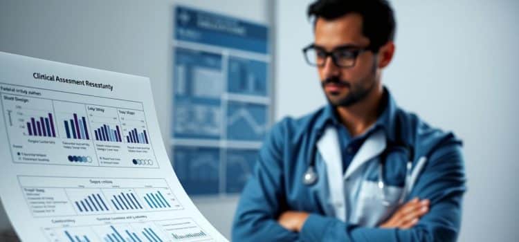 A clinical assessment of validity in a research study, depicted through a clean, minimal design. In the foreground, a medical chart or document displaying statistics, study design, and key validity criteria. In the middle ground, a thoughtful researcher or clinician analyzing the data, expressions conveying focus and discernment. The background is a neutral, white space, highlighting the clinical, evidence-based nature of the subject. Soft, directional lighting casts subtle shadows, creating depth and a sense of professional scrutiny. The overall tone is one of rigor, objectivity, and the pursuit of methodological integrity in sports therapy research.