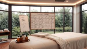 sports therapy session frequency guidelines